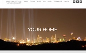 Austin realtor Tarek Morsehed's homepage image Austin skyline at night