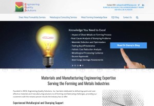 EQS Group homepage banner image of lightbulb on blue background